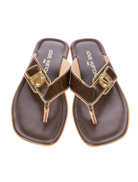 Louis Vuitton thong sandals